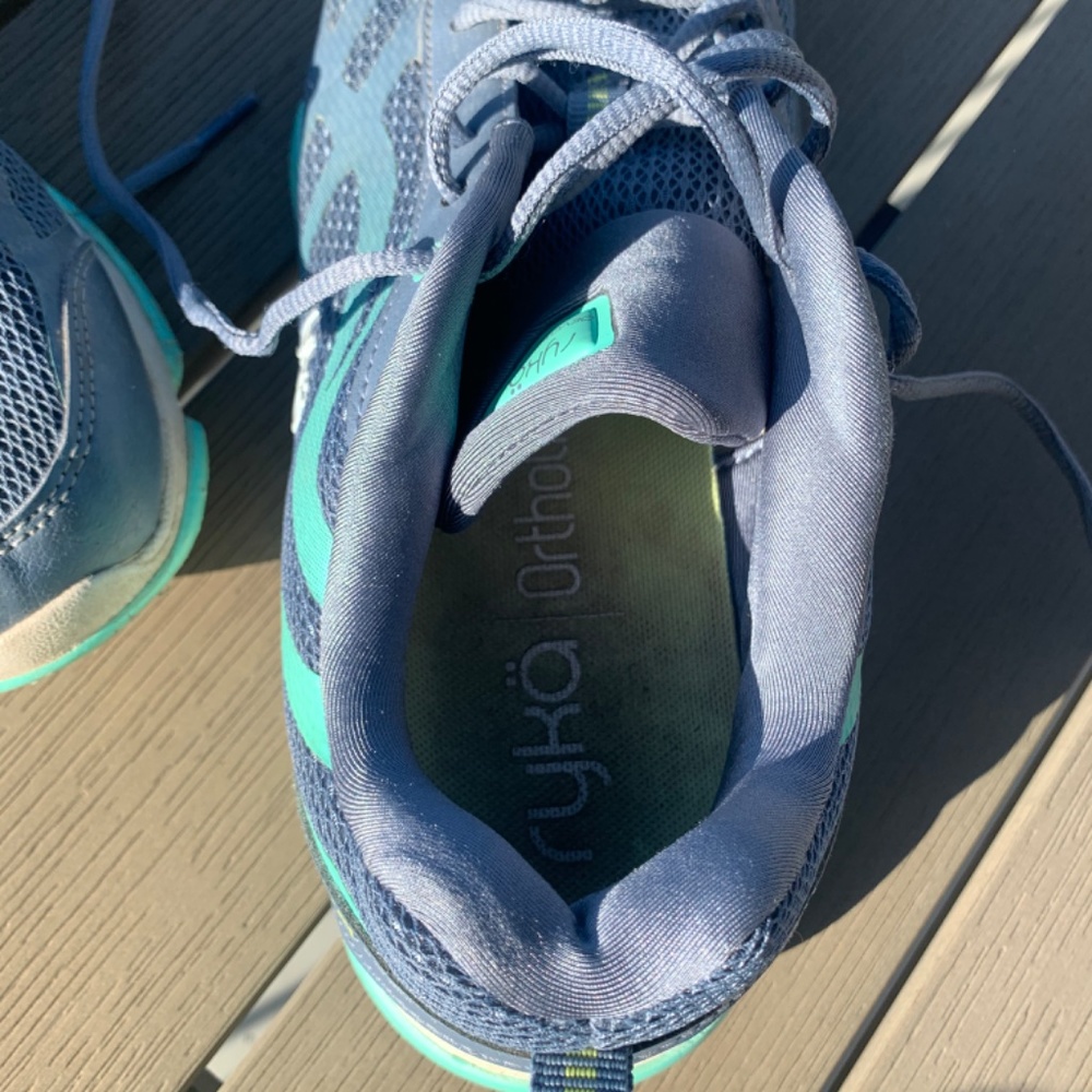 Women’s Ryka Devotion walking athletic running shoe trainer blue gray 10W - Picture 5 of 14